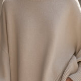 Rosemarie | Oversized Strickpullover mit Batwing-Ärmeln