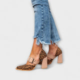Avano - Leoparden-Sandalen mit Absatz