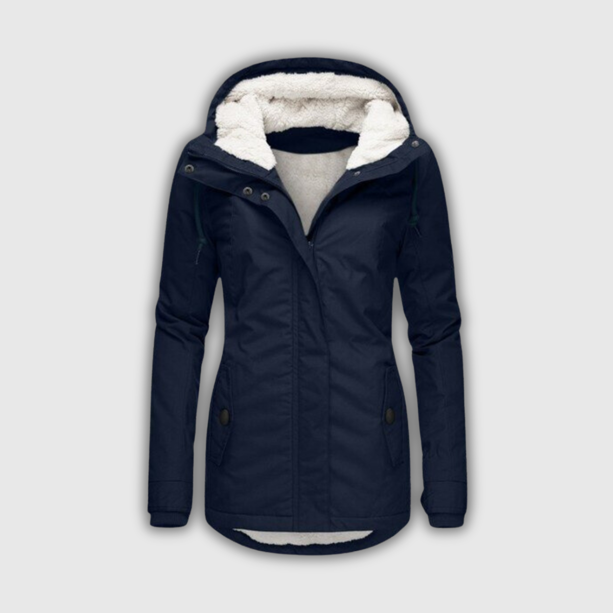 Martina | Winterparka mit Teddyfutter und Kapuze