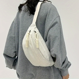 Petra | Schultertasche aus Rippvelours