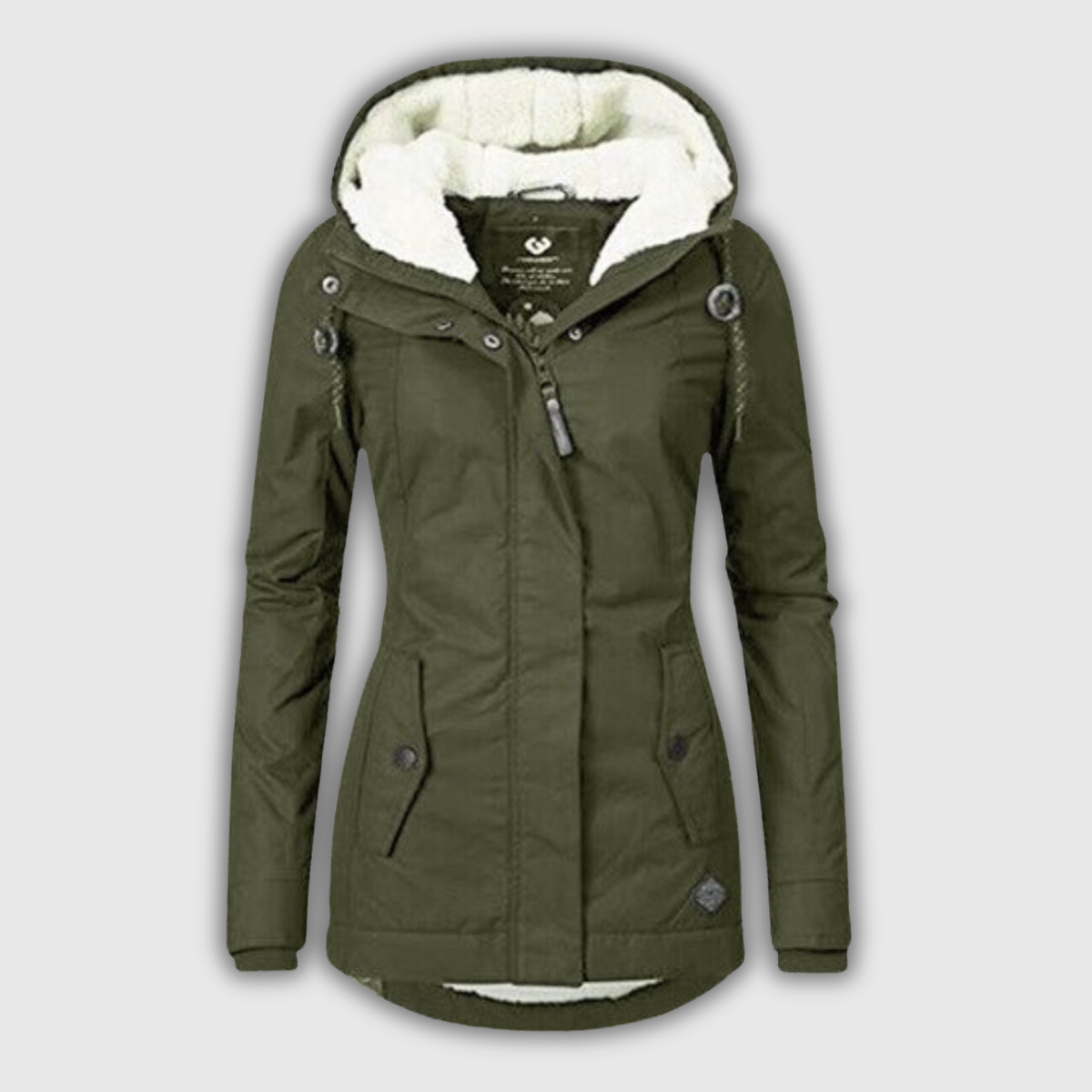 Martina | Winterparka mit Teddyfutter und Kapuze