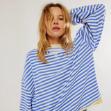 Heidi | Gestreifter Oversized Pullover