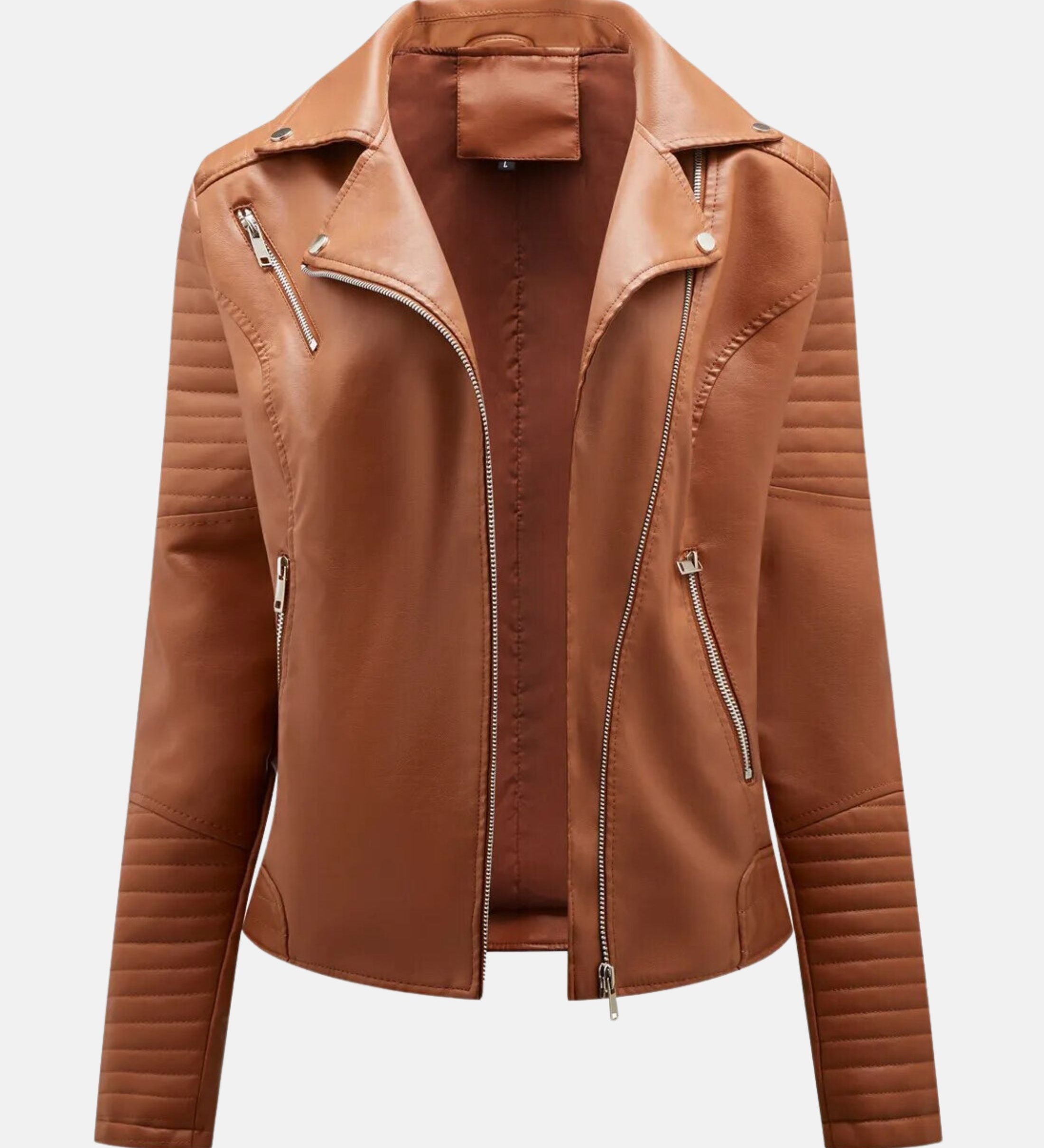 Elfi | Kurze Bikerjacke in Sonnengelb