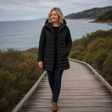 Ingrid | Gesteppter Wintermantel mit Kapuze