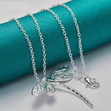 Sterling Silber Libellenkette – Zeichen für Eleganz und Wandel