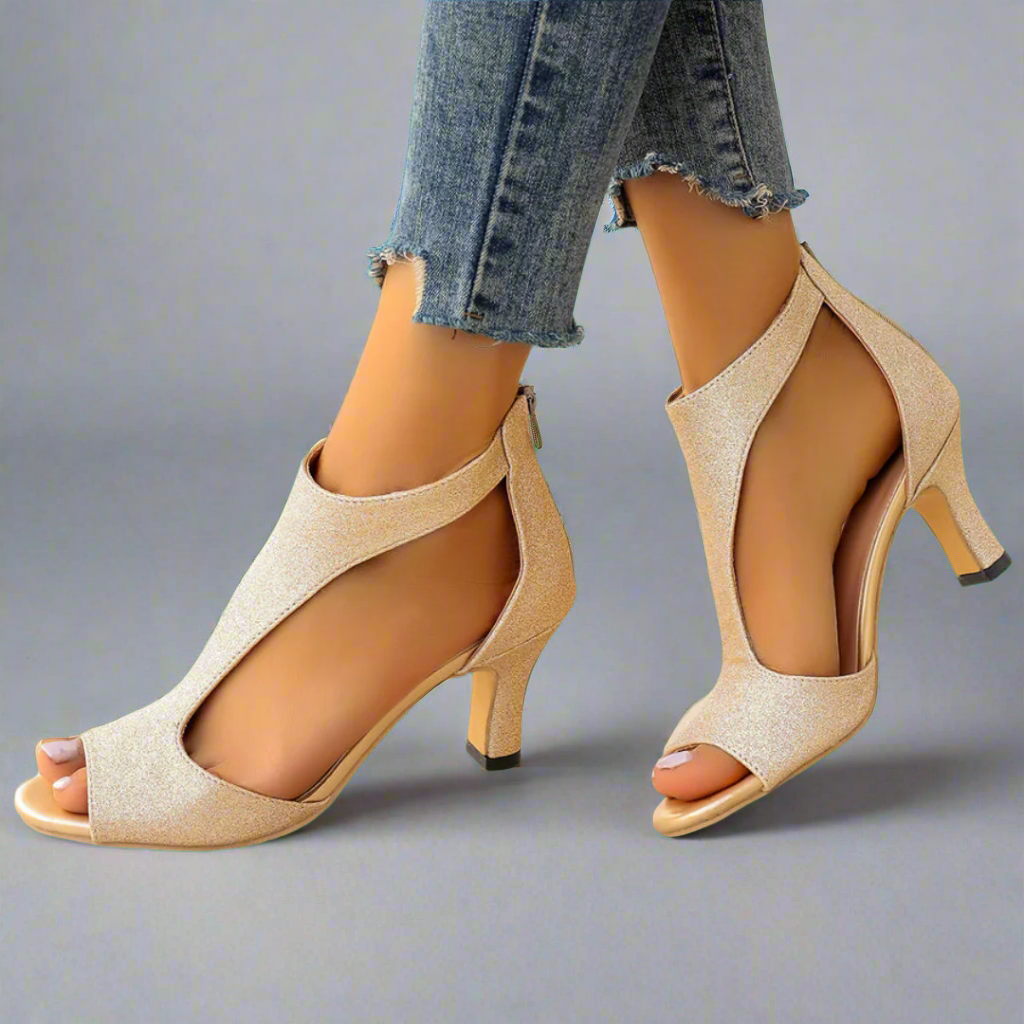 Heidrun - Elegante und bequeme Sandalen mit Absatz