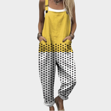 Bequemer Bedruckter Jumpsuit