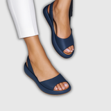 Marcela | Slingback Keilsandalette mit bequemem Plateau