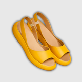 Marcela | Slingback Keilsandalette mit bequemem Plateau
