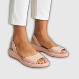 Marcela | Slingback Keilsandalette mit bequemem Plateau