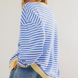 Heidi | Gestreifter Oversized Pullover