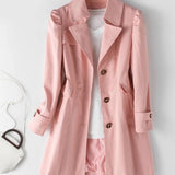Cornelia | Taillierter Trenchcoat mit Knopfleiste
