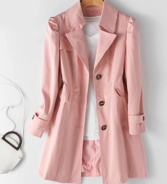 Cornelia | Taillierter Trenchcoat mit Knopfleiste