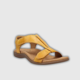 Lara | Leder-Sandalen mit verstellbarem Verschluss und anatomischem Fußbett