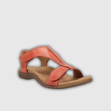 Lara | Leder-Sandalen mit verstellbarem Verschluss und anatomischem Fußbett