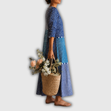 Ulrike | Maxikleid im Patchwork-Mustermix