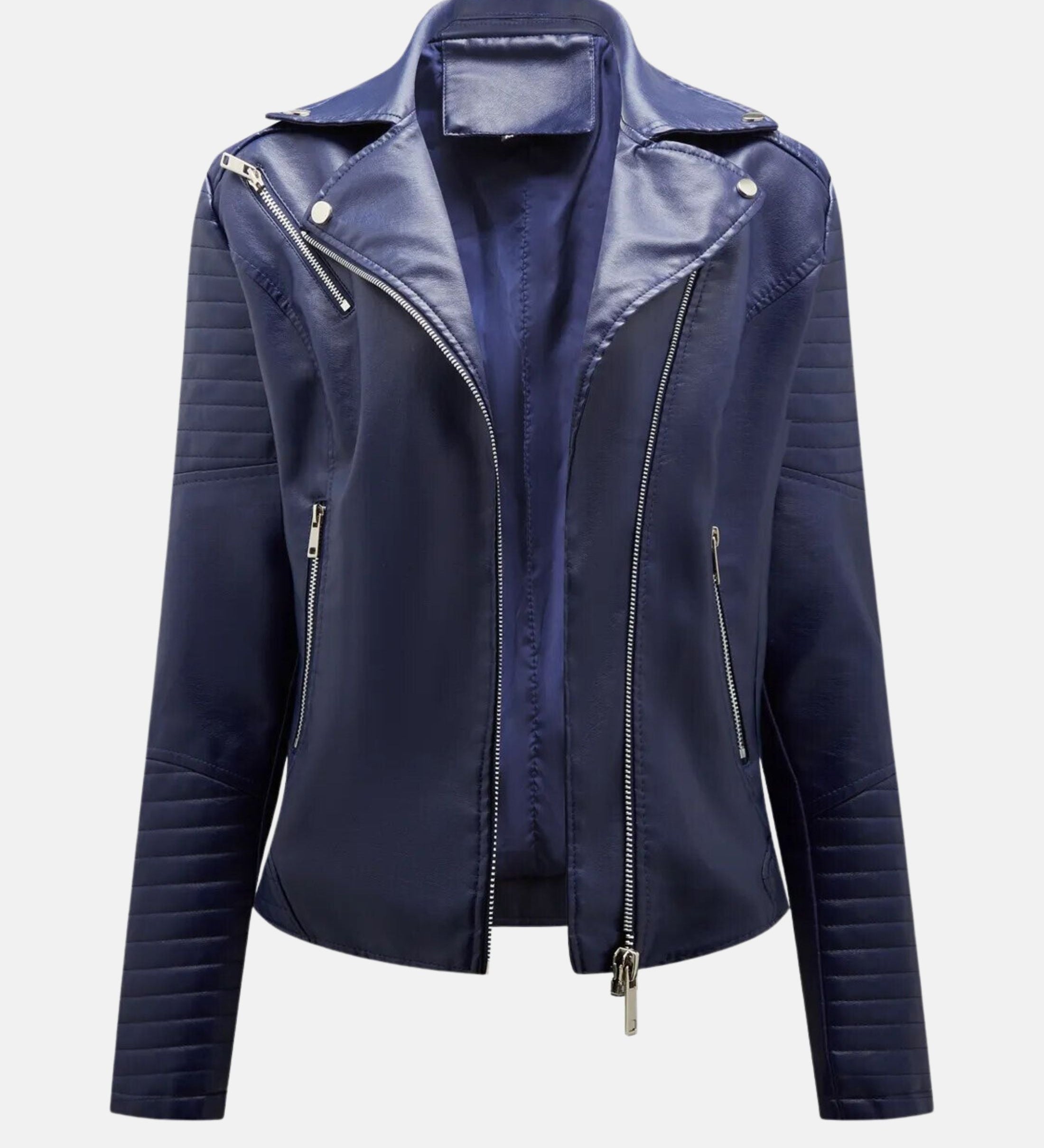 Elfi | Kurze Bikerjacke in Sonnengelb