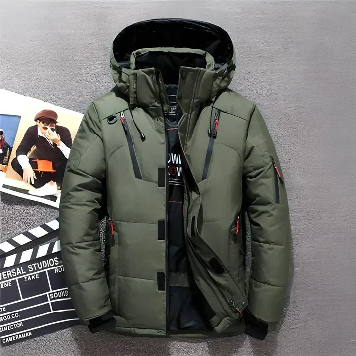 Sylvia | Warme Steppjacke mit Kapuze Jacke