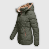 Gertrud | Winterliche Fellkapuze Jacke