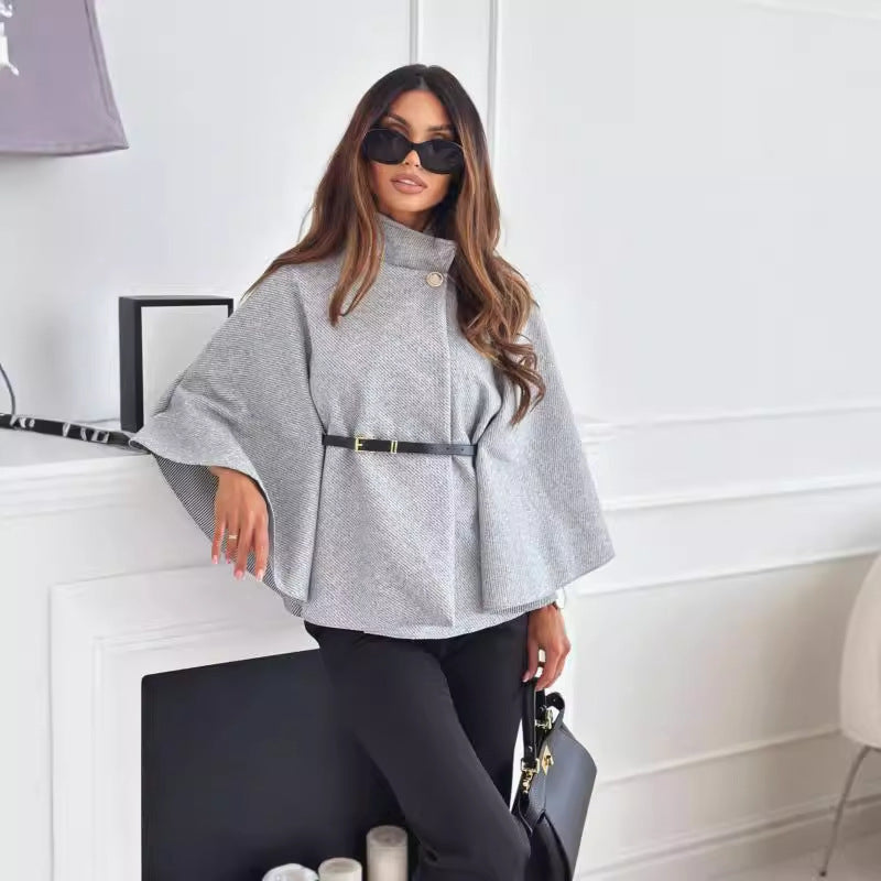 Aline - Papillon Mantel mit Gürtel