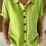 Knopf Vorder Bluse