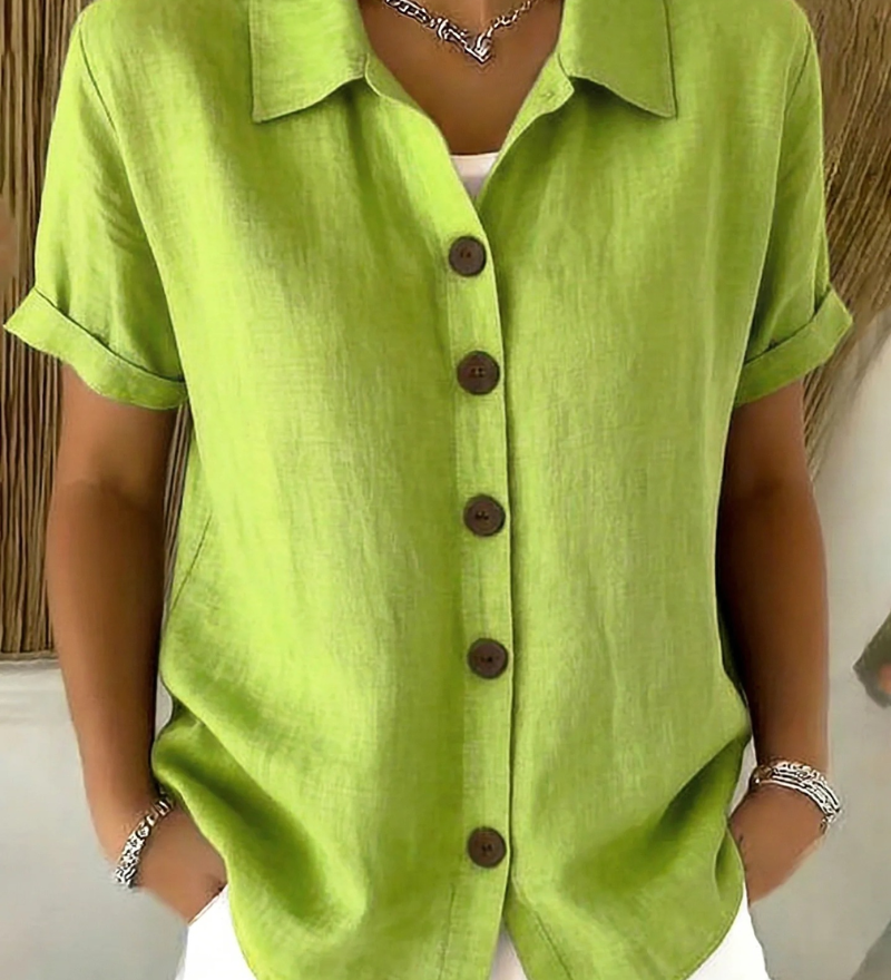Knopf Vorder Bluse