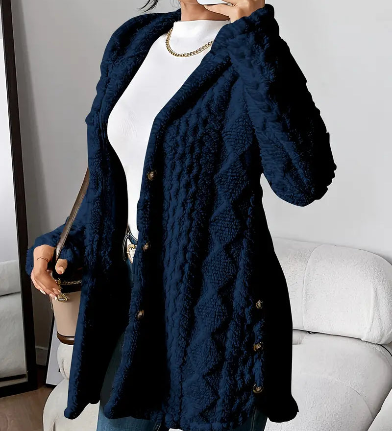 Sara - Flauschige Kapuzenjacke