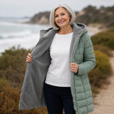 Ingrid | Gesteppter Wintermantel mit Kapuze