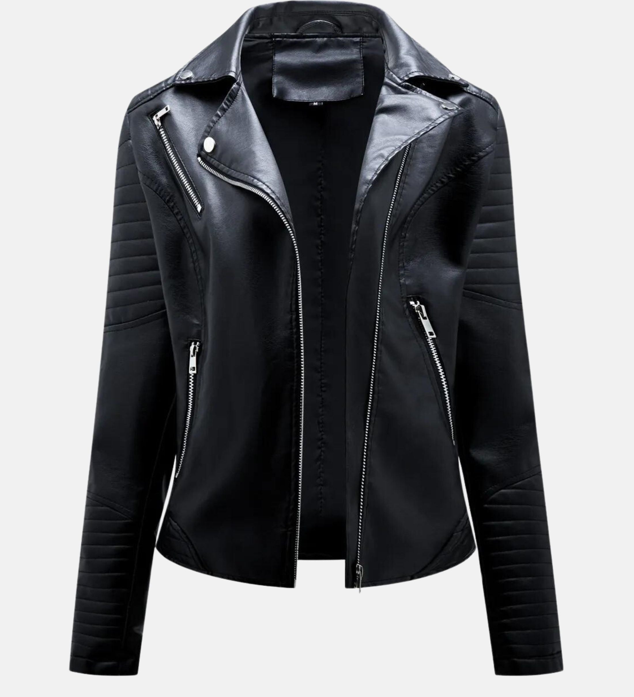 Elfi | Kurze Bikerjacke in Sonnengelb