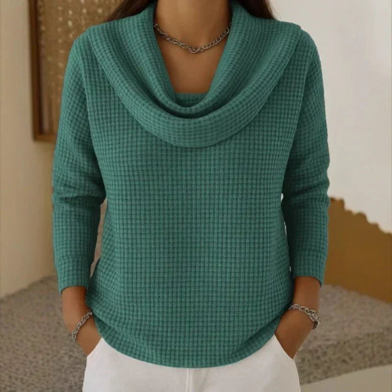 Rosemarie | Weicher Waffelstrick-Pullover