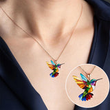 Elegante Kolibri-Halskette mit kostenlosen Ohrringen – Nur für kurze Zeit erhältlich!