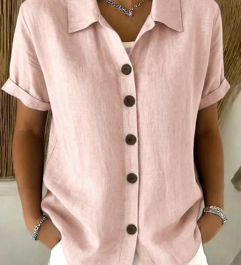 Knopf Vorder Bluse