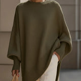Rosemarie | Oversized Strickpullover mit Batwing-Ärmeln