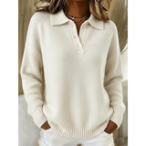 Almut | Weicher Strickpullover mit Polokragen