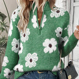 BLOOM | Pullover mit Reißverschlusskragen