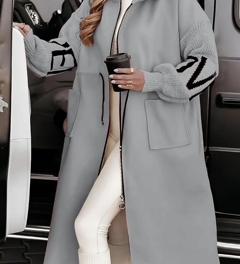 Rosa - Eleganter Cardigan-Mantel