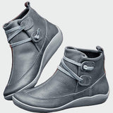 Premium-Leder-Orthopädische Stiefeletten
