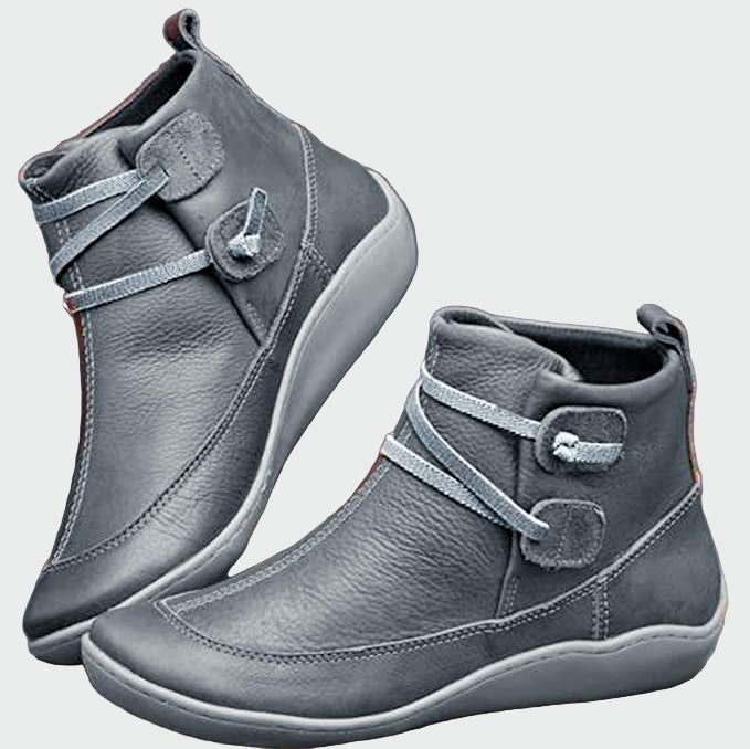 Premium-Leder-Orthopädische Stiefeletten