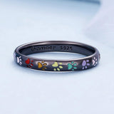 Sterling Silber Ring im Pfoten-Design
