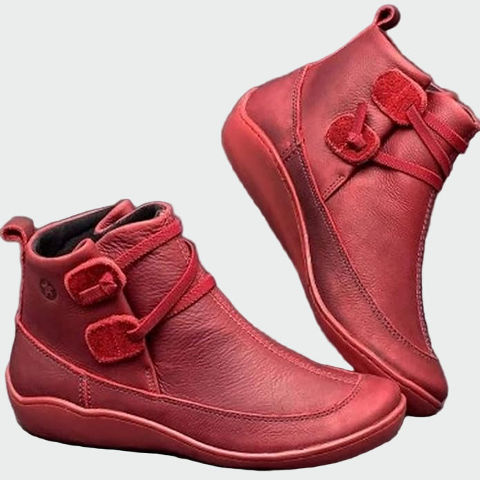 Premium-Leder-Orthopädische Stiefeletten