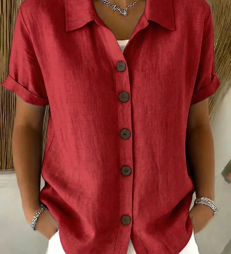 Knopf Vorder Bluse