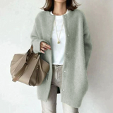 Verena | Oversized Strickjacke mit Druckknöpfen