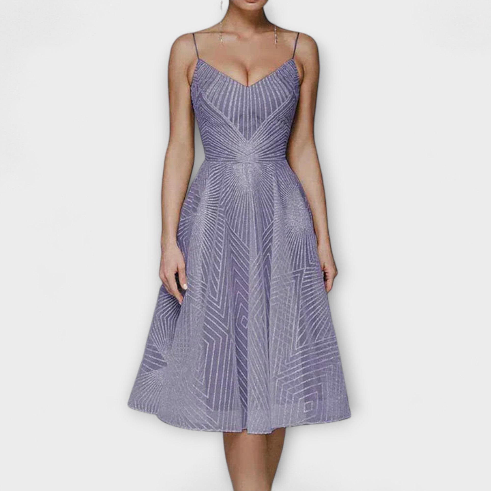 Elli - Damen Luxuskleid mit Stickereien