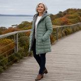 Ingrid | Gesteppter Wintermantel mit Kapuze