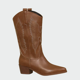 Western-Cowboy-Stiefel aus Leder