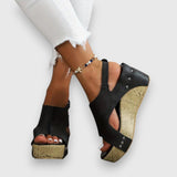 Mia | Vintage Plateau Sandalen
