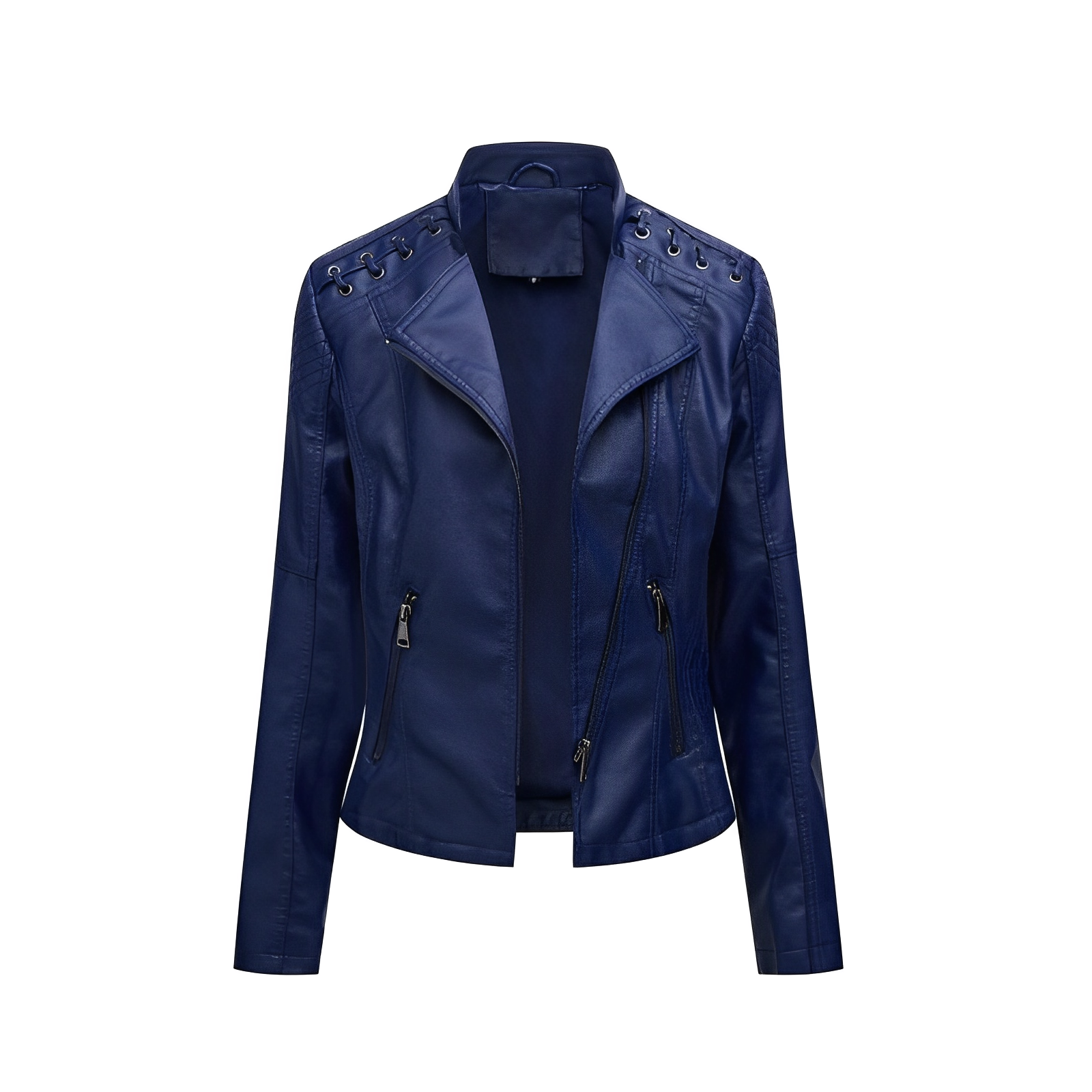Wiebke | Kurze Kunstlederjacke in Sonnengelb