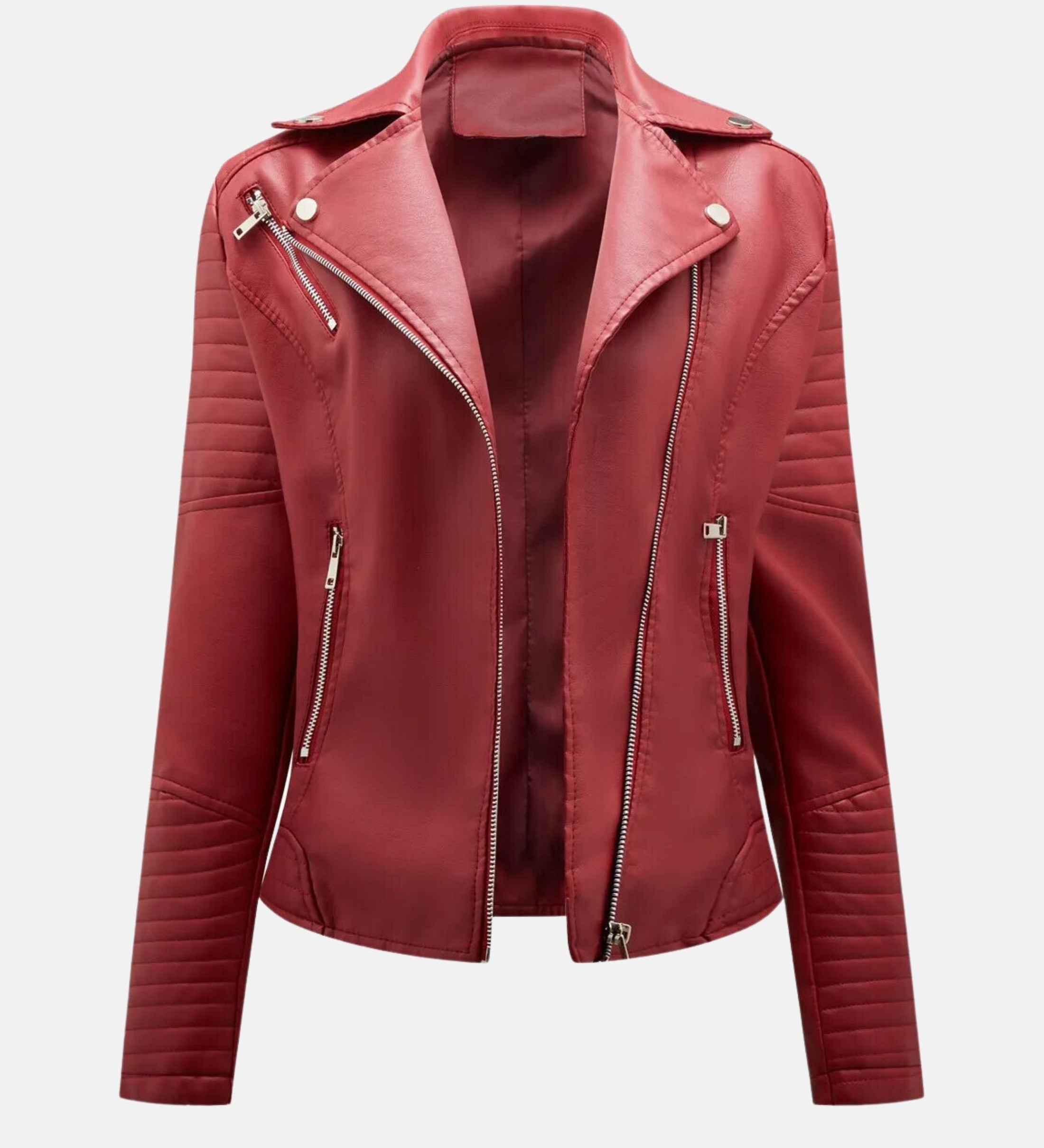 Elfi | Kurze Bikerjacke in Sonnengelb