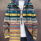 Ringelblume | Artisan-Muster Kapuzencardigan