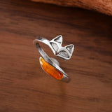 Retro Fuchsgeist Ring